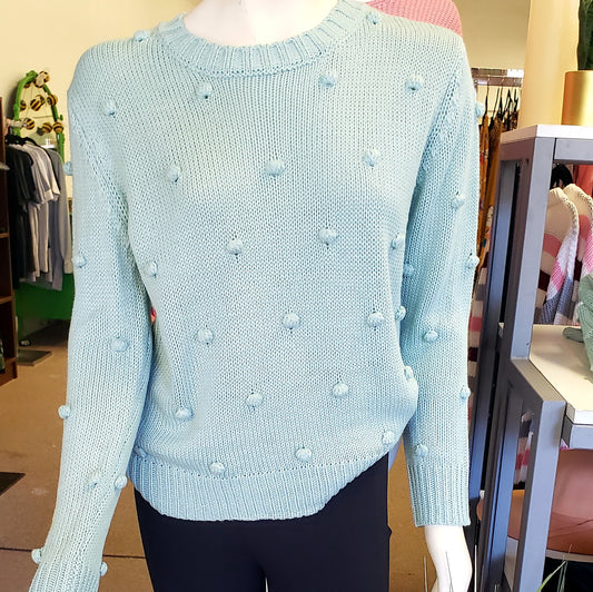 Polka Dot Spring Sweater