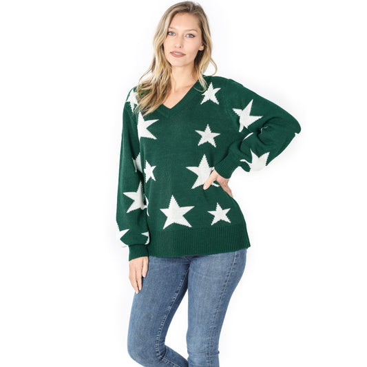 Starships Sweater - Green
