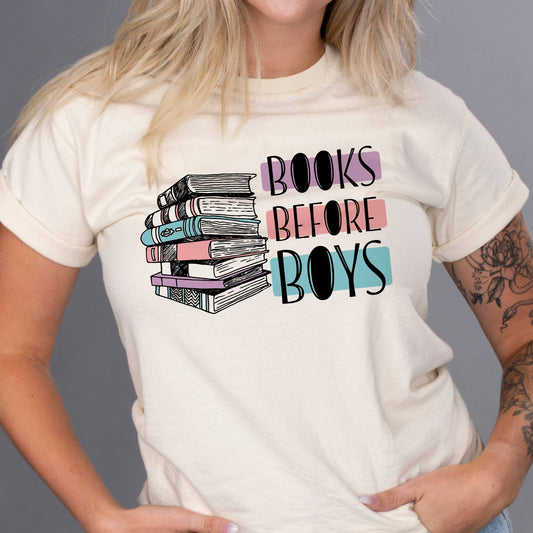 Books Before Boys Graphic Tee