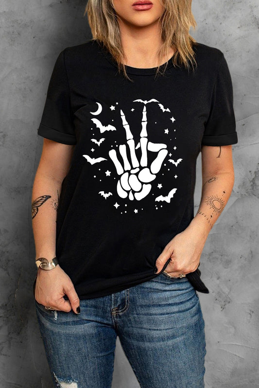 Peace Out Ghoul Scout Graphic T-Shirt